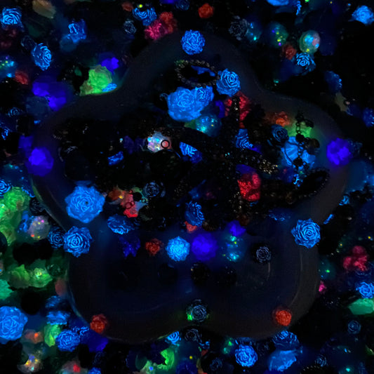 Wave Of Teal  - Nail & Beads Mix-glow(miki)- NailC