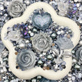 【Buy One Get Equal Volume for Free】Silver & Gray Rose Mix-glow(Miki)- FC1