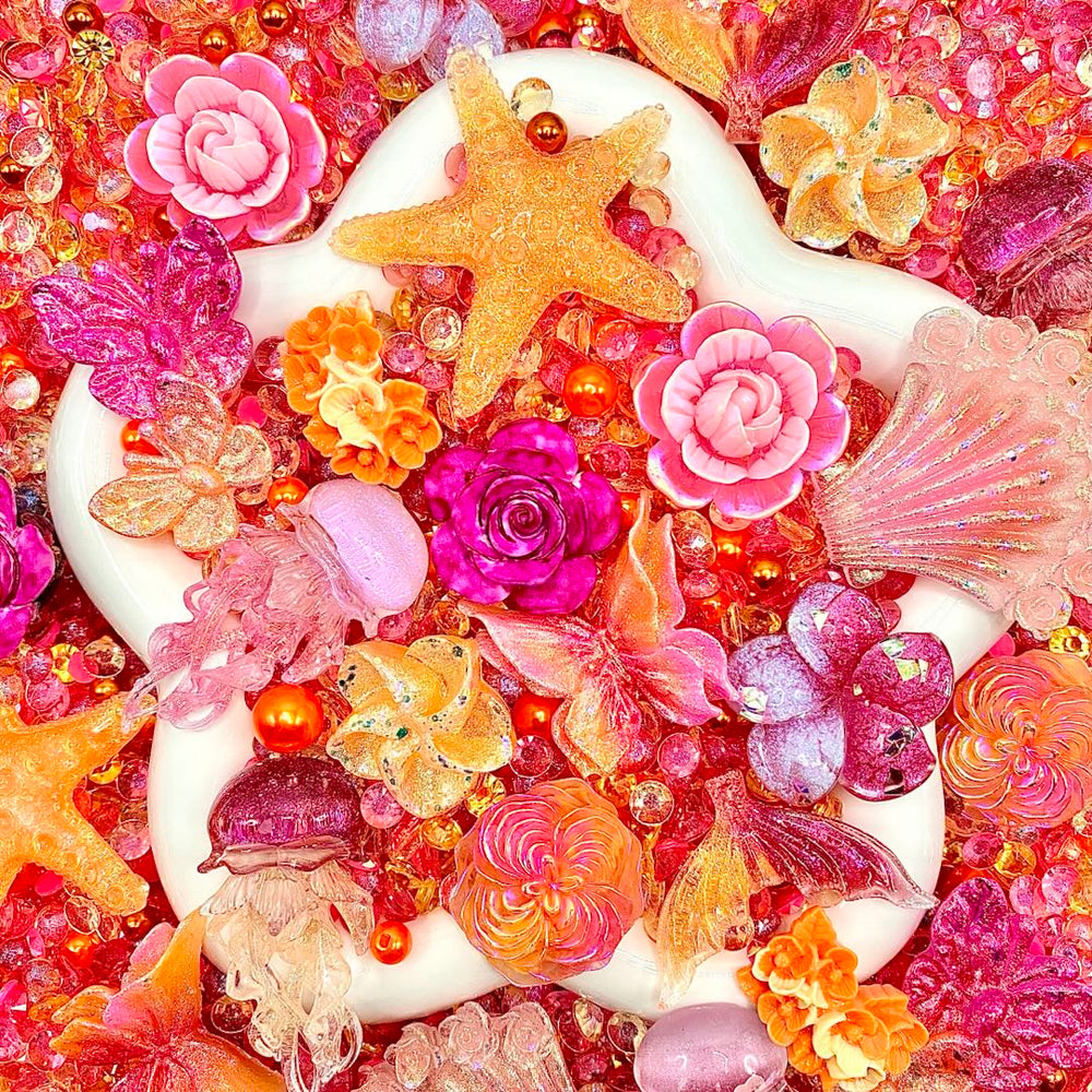 【Buy One Get Equal Volume for Free】Coral Sea Rose Bouquet Mix - glow