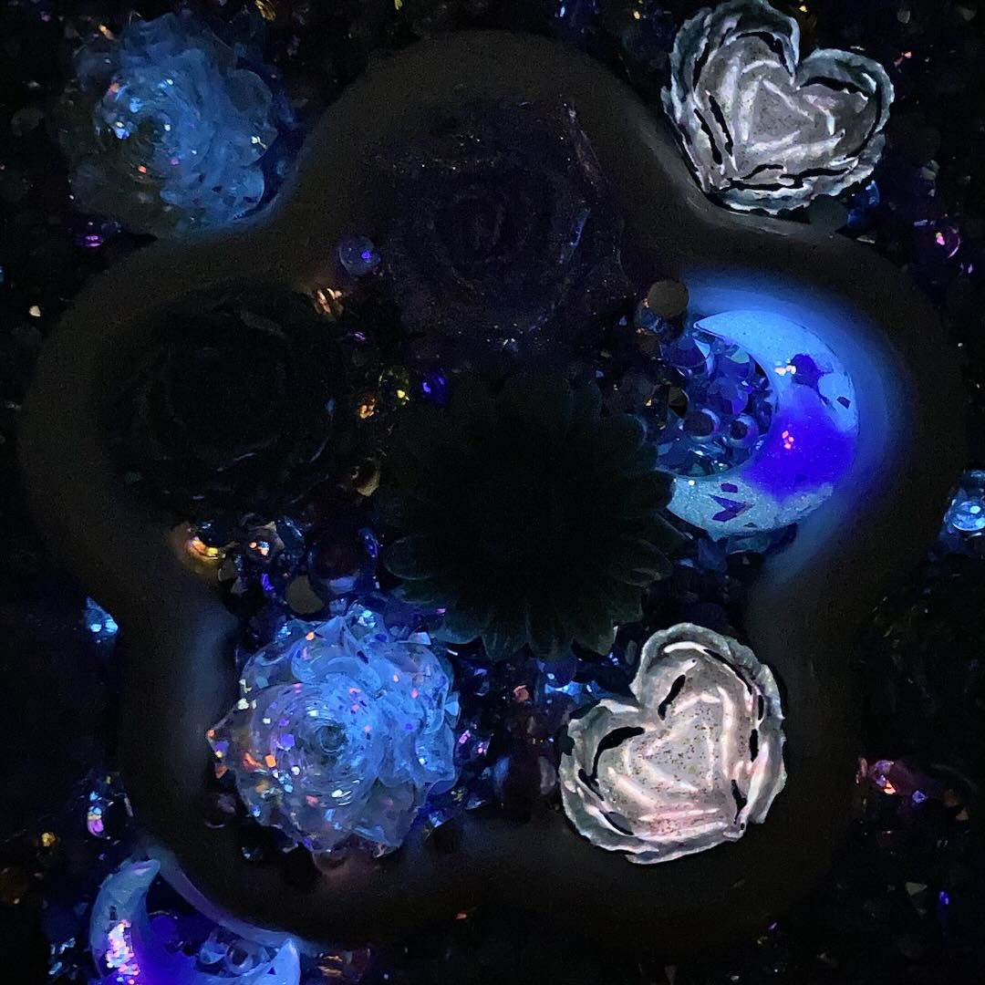 【Buy One Get Equal Volume for Free】Purple & Teal Rose Mix-glow(Miki)- FC1