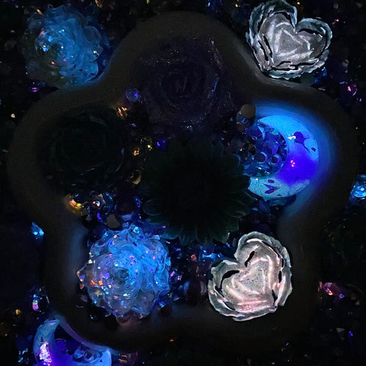 【Buy One Get Equal Volume for Free】Purple & Teal Rose Mix-glow(Miki)- FC1
