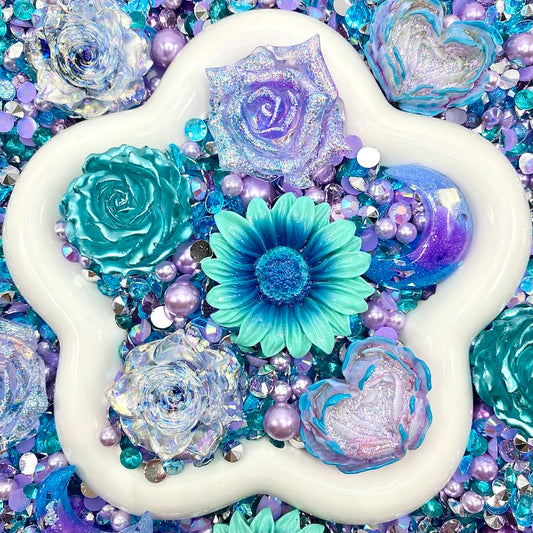 【Buy One Get Equal Volume for Free】Purple & Teal Rose Mix-glow(Miki)- FC1