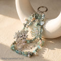 【Buy One Get One Equal Volume For Free】Teal Nail & Beads Mix-glow(miki)- NailC
