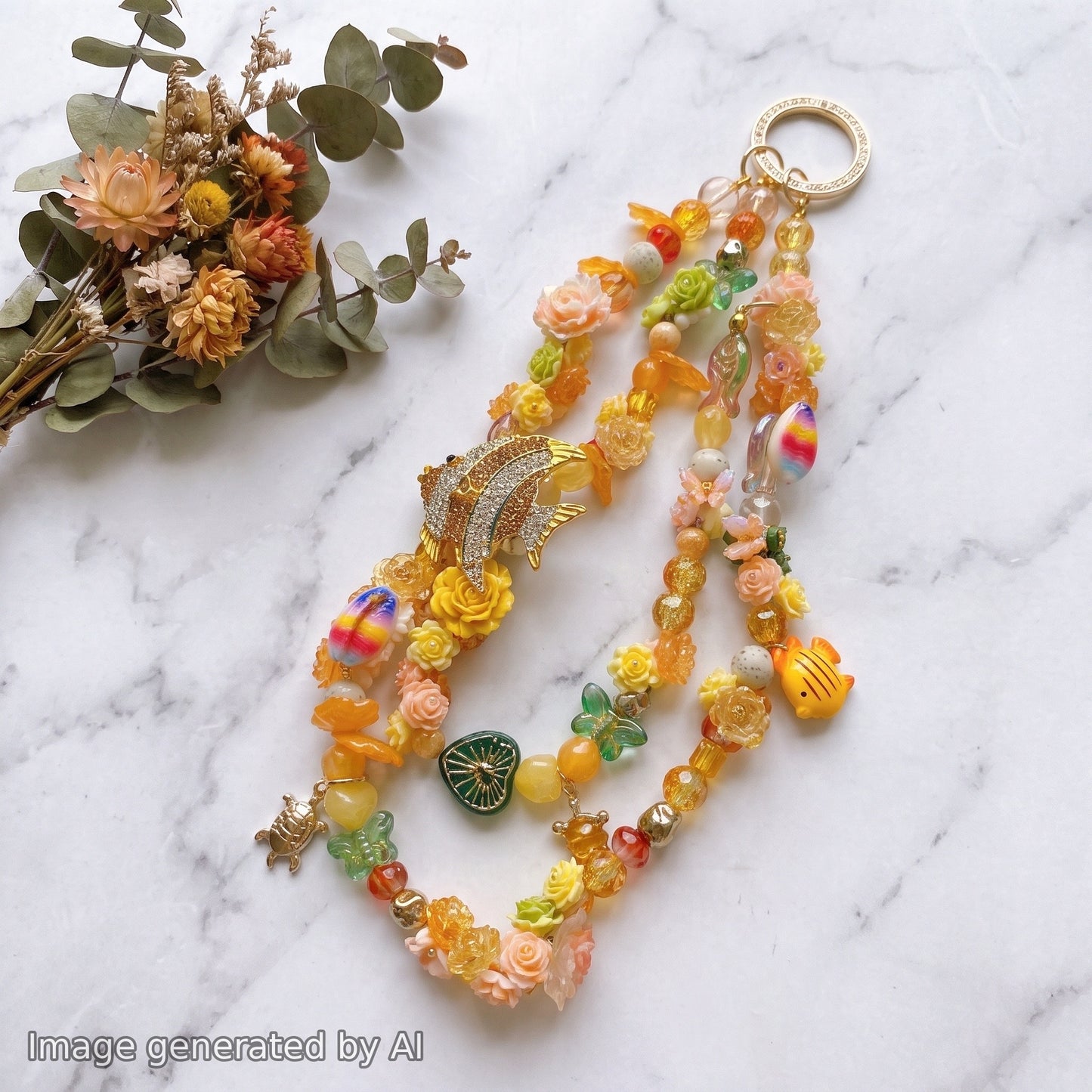 【Buy One Get One Equal Volume For Free】Clownfish Nail & Beads Mix-glow(miki)- NailC