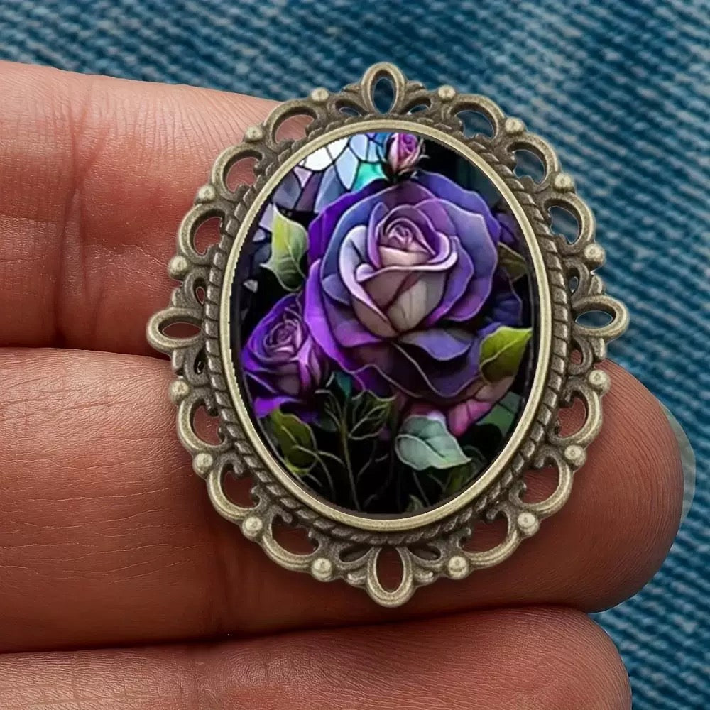 【Buy One Get One Equal Volume For Free】Purple Rose - Beads Mix for Bracelet-BD