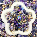 【Buy One Get One Equal Volume For Free】Purple Rose - Beads Mix for Bracelet-BD