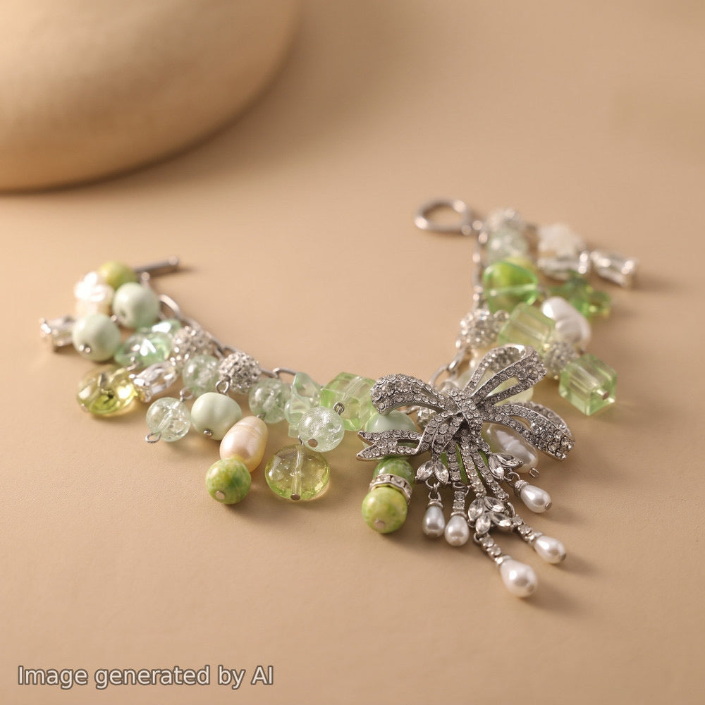 【Buy One Get One Equal Volume For Free】Green Grape Beads Mix for Bracelet-BD