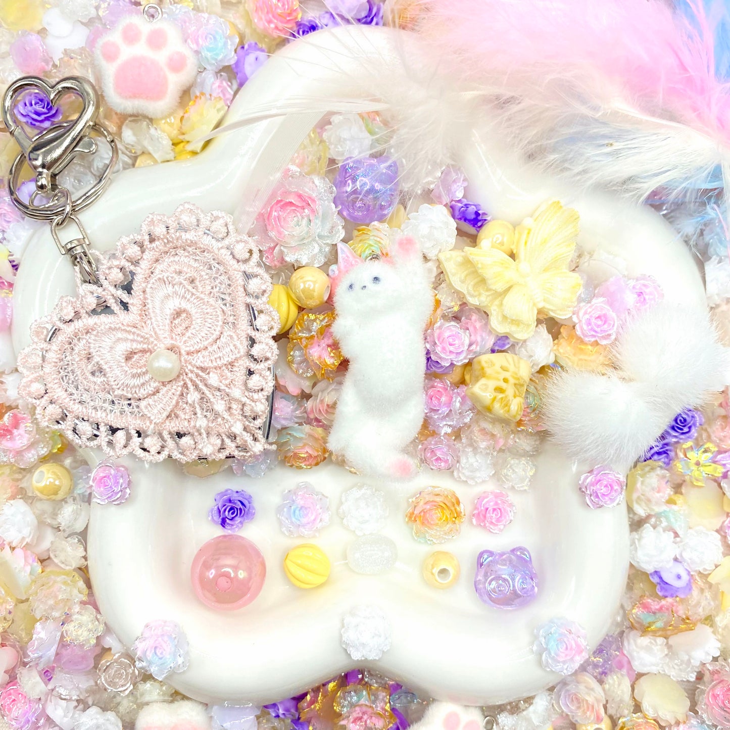 【Buy One Get One Equal Volume For Free】Cat Nail & Beads Mix-glow(miki)- NailC
