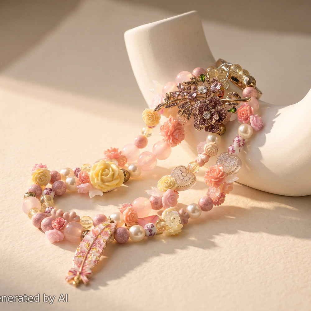 【Buy One Get One Equal Volume For Free】Pastel Nail & Beads Mix-glow(miki)- NailC