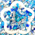 【Buy One Get One Equal Volume For Free】Blue Butterfly Beads Mix for Bracelet-BD