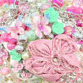 【Buy One Get One Equal Volume For Free】Pink Flower Beads Mix for hanging ornament-BD