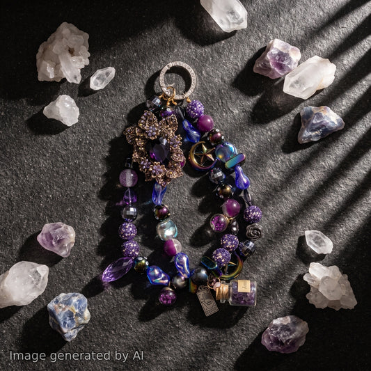 【Buy One Get One Equal Volume For Free】Tarot Beads Mix For Keychains(Miki)-BD