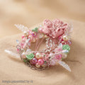 【Buy One Get One Equal Volume For Free】Pink Flower Beads Mix for hanging ornament-BD