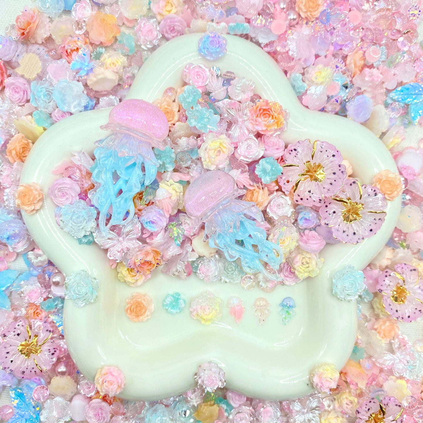 Ocean Fairytale -  Nail Charm Mix glow(miki)- NailC