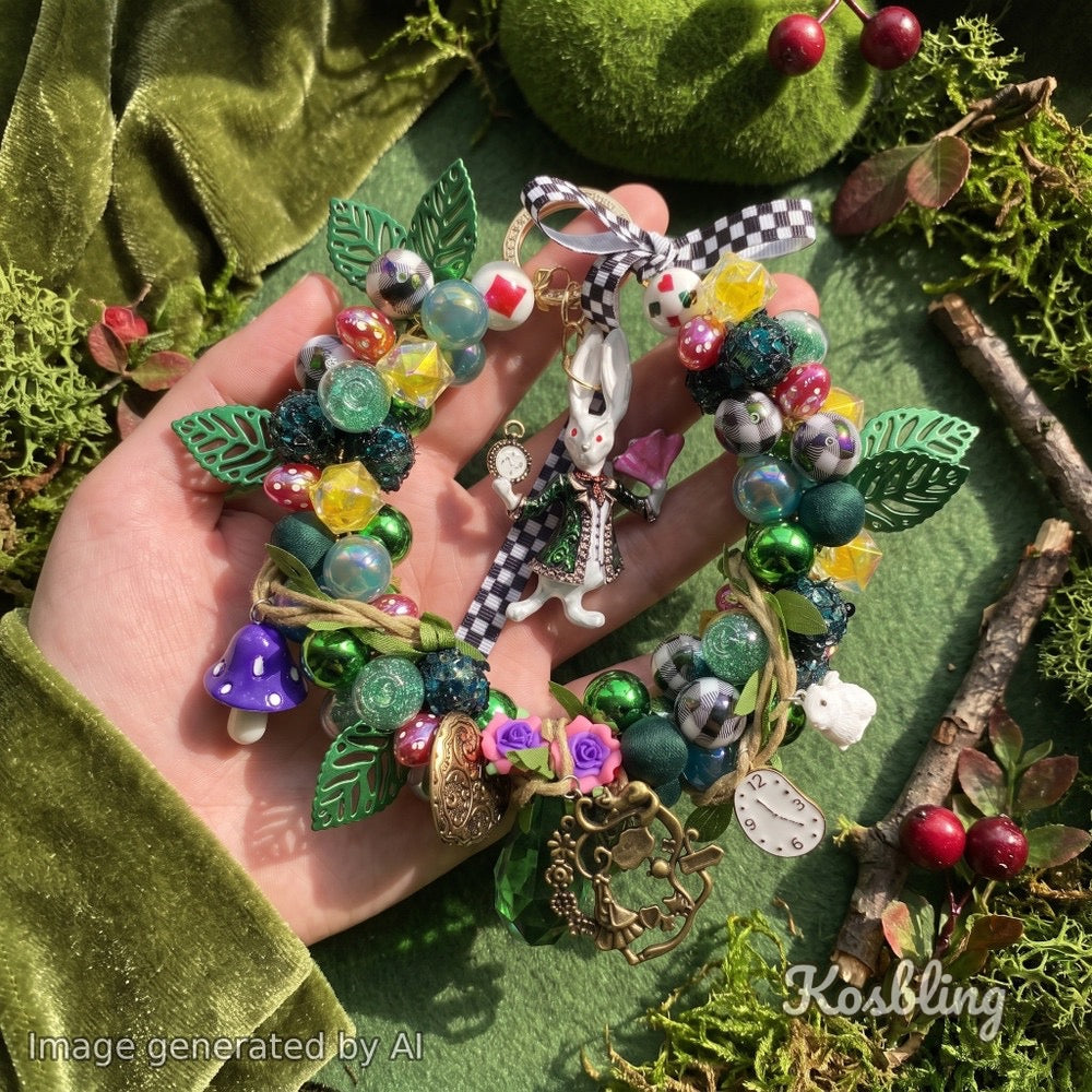 【Buy One Get One Equal Volume For Free】Alice Beads Mix for hanging ornament-BD