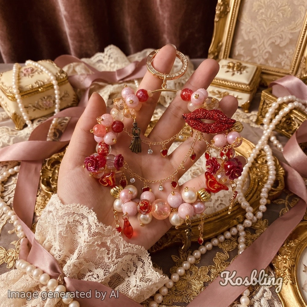 【Buy One Get One Equal Volume For Free】Lip Beads Mix for Bracelet-BD