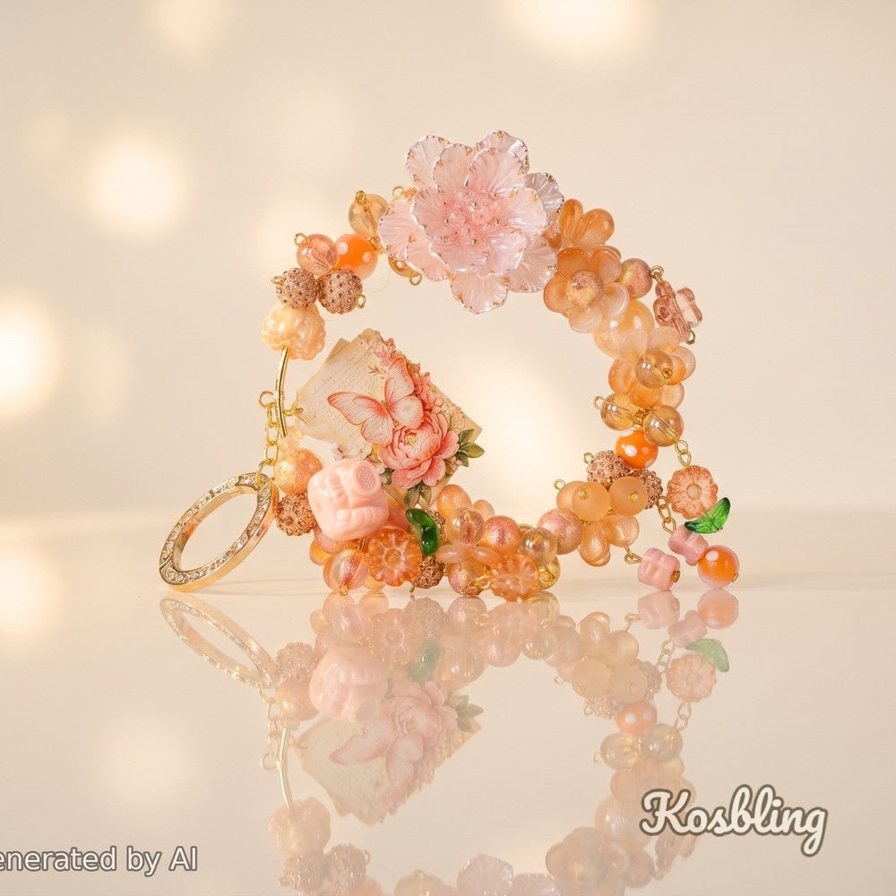 【Buy One Get One Equal Volume For Free】Orange Beads Mix for Bracelet-BD