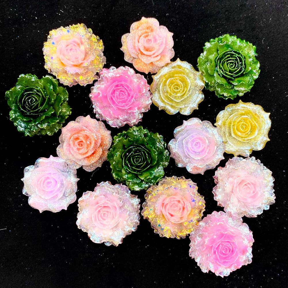 【Buy One Get One Equal Volume For Free】Soft Rose Nail Mix(20-25mm)-glow