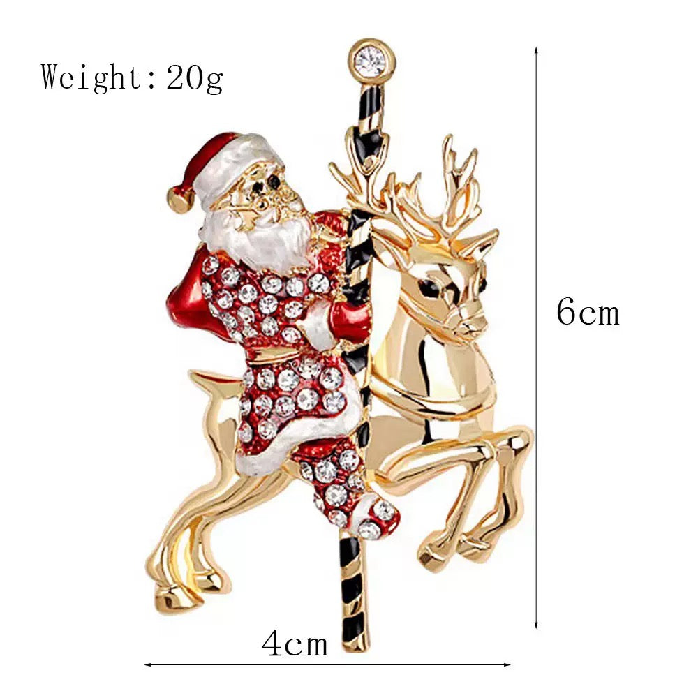 【Buy One Get One Equal Volume For Free】Red Xmas - Beads & Nail & Rose Mixes For  Hanging ornaments(Miki)-BD (Copy)