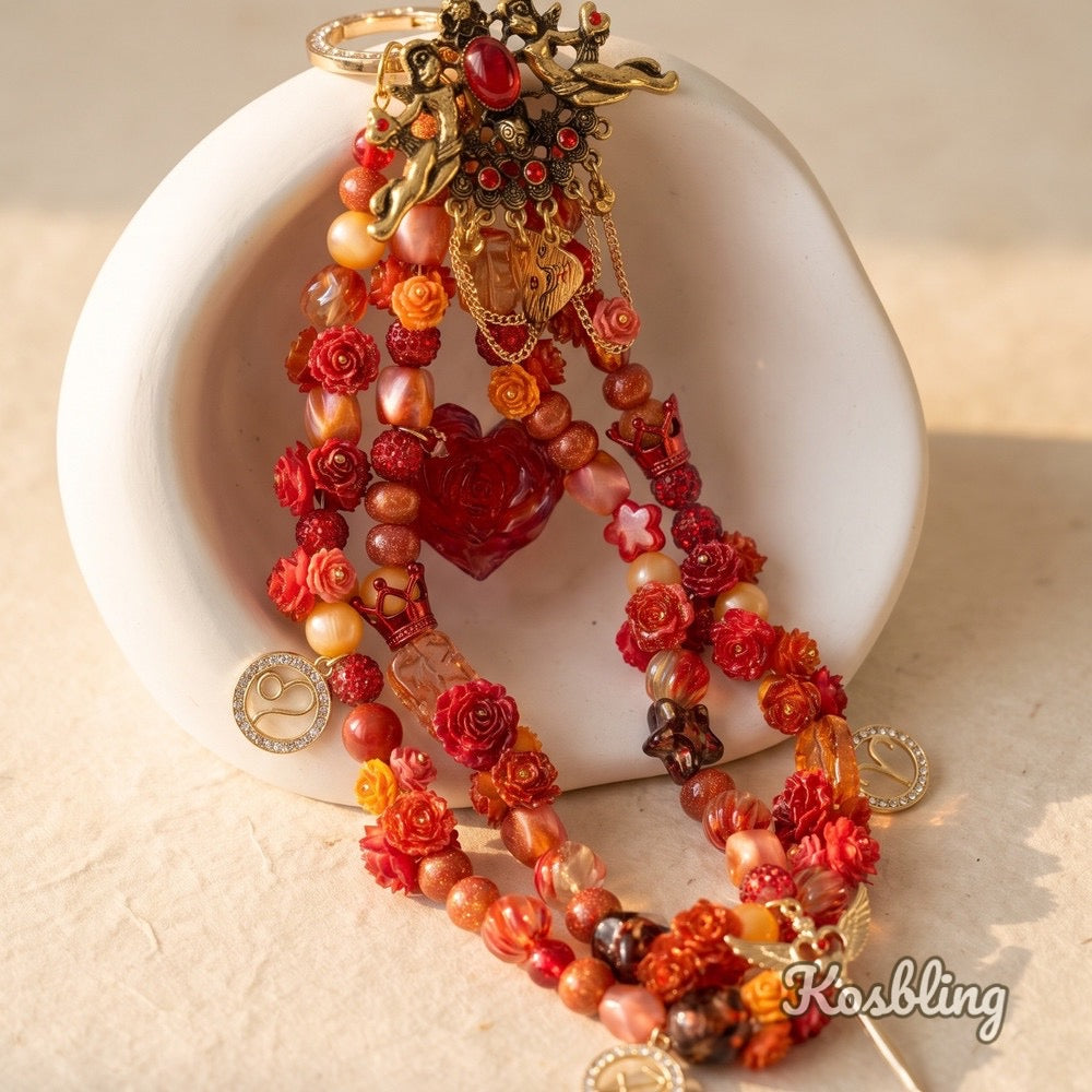 【Buy One Get One Equal Volume For Free】Fire Nail & Beads Mix-glow(miki)- NailC