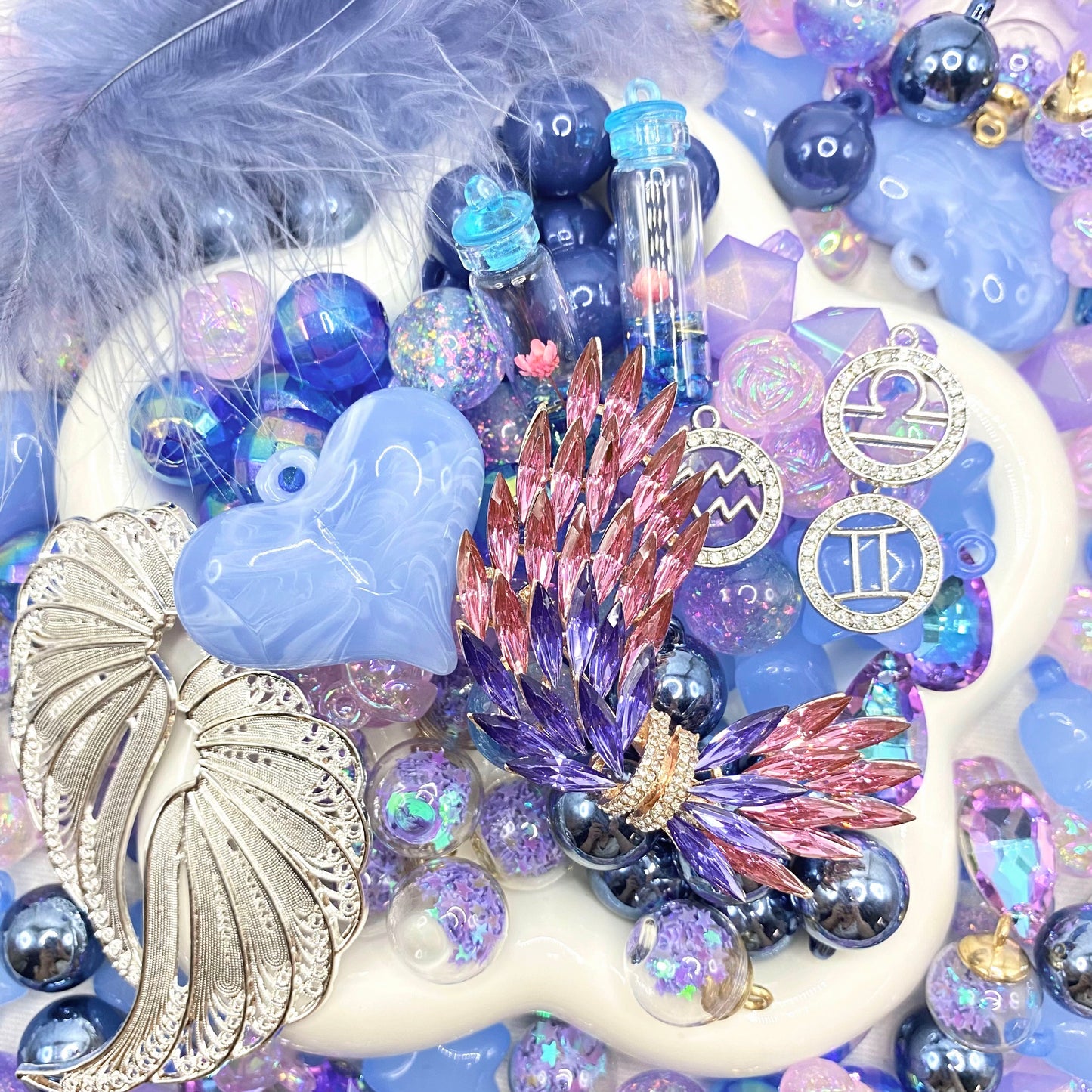【Buy One Get One Equal Volume For Free】Air Beads Mix for hanging ornament-BD