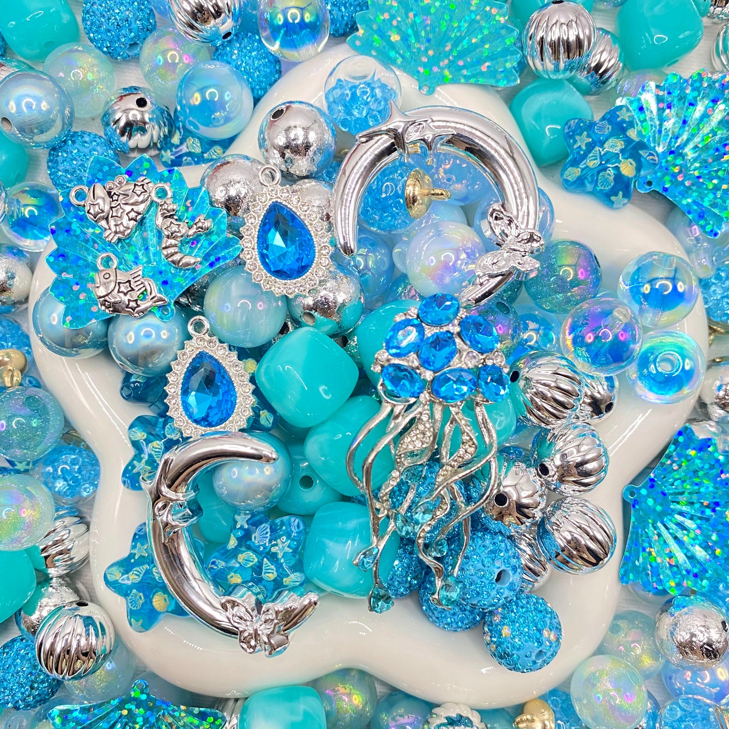 【Buy One Get One Equal Volume For Free】Water Beads Mix For Keychains(Miki)-BD