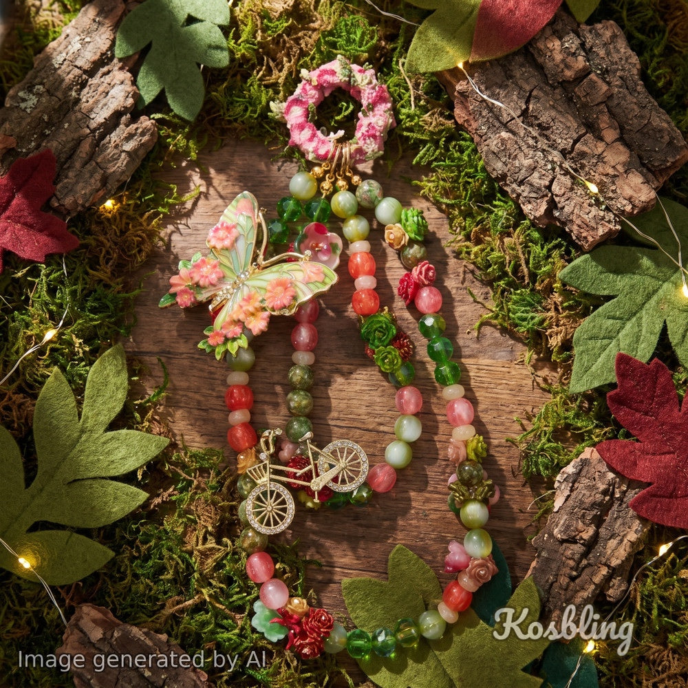 【Buy One Get One Equal Volume For Free】Garden Nail & Beads Mix-glow(miki)- NailC