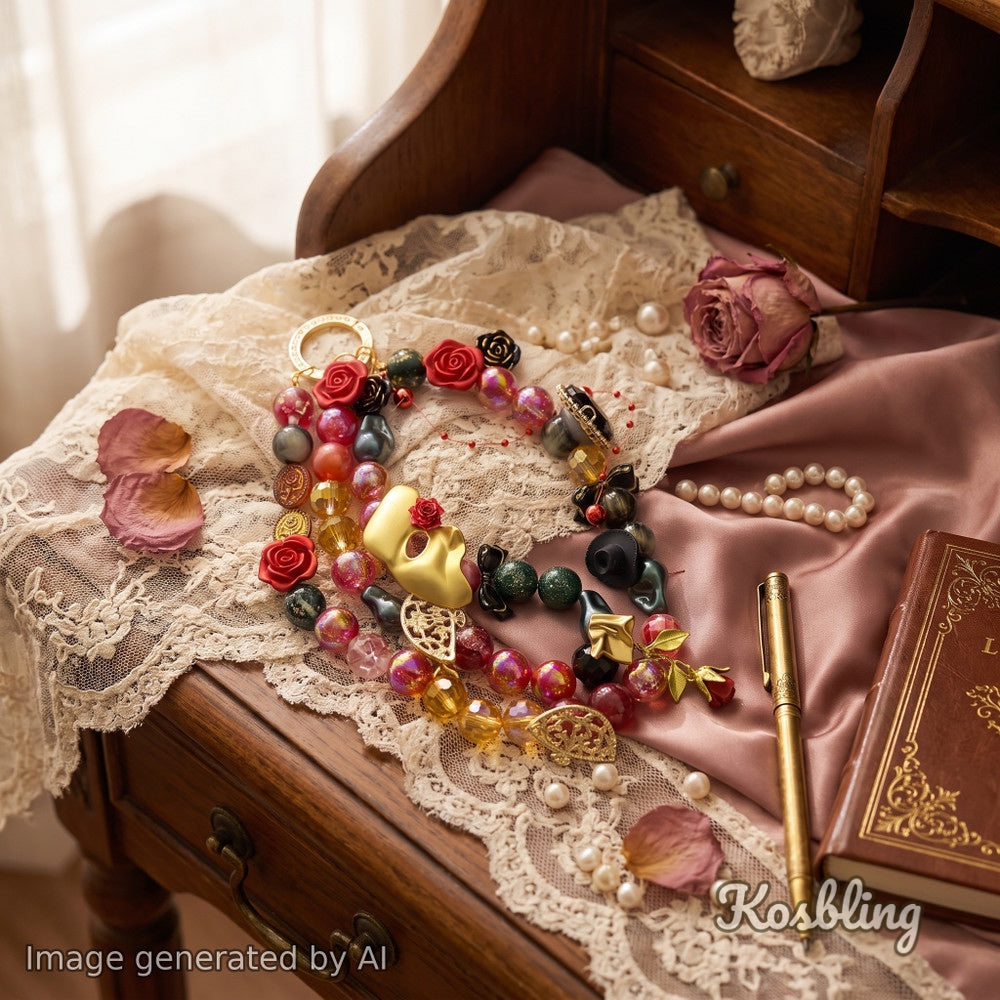 【Buy One Get One Equal Volume For Free】Opera Beads Mix For Keychains(Miki)-BD