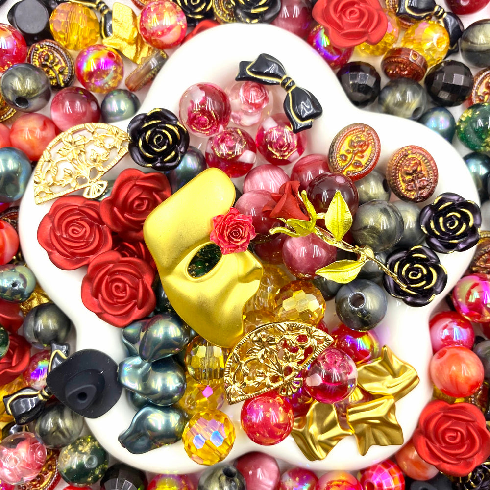 【Buy One Get One Equal Volume For Free】Opera Beads Mix For Keychains(Miki)-BD