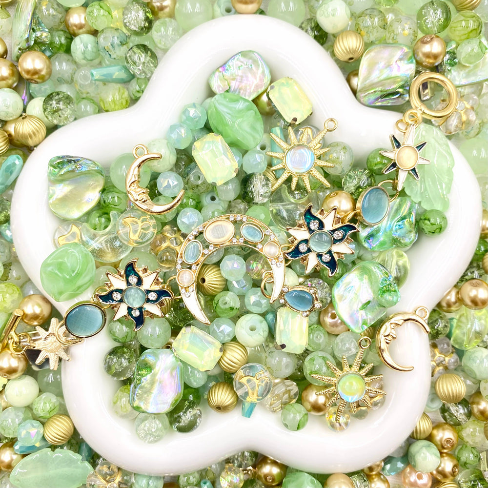 【Buy One Get One Equal Volume For Free】Jade Beads Mix for Bracelet-BD
