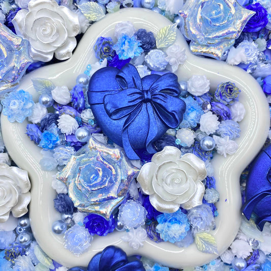 Something Blue - Nail Charm + Rose Mix-glow(Miki)- FC1