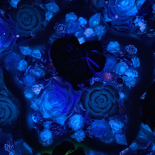 Something Blue - Nail Charm + Rose Mix-glow(Miki)- FC1
