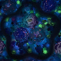 【Buy One Get Equal Volume for Free】Purple & Teal - Nail Charm + Rose Mix-glow(Miki)- FC1