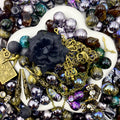 【Buy One Get One Equal Volume For Free】Steampunk Beads Mix For Keychains(Miki)-BD