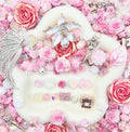 【Buy One Get One Equal Volume For Free】Pink & White Nail & Beads Mix-glow(miki)- NailC