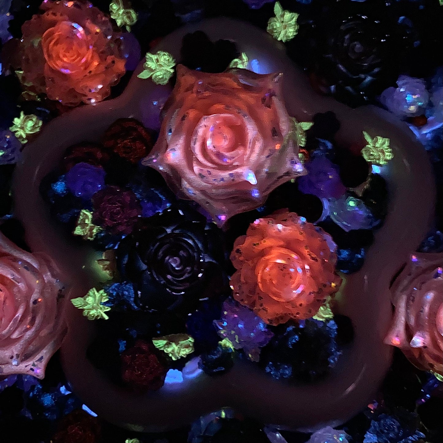 【Buy One Get Equal Volume for Free】Flower For Marilyn - Nail Charm + Rose Mix-glow(Miki)- FC1