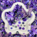 【Buy One Get One Equal Volume For Free】Lavender Butterfly Nail Charm Mix-glow(miki)- NailC