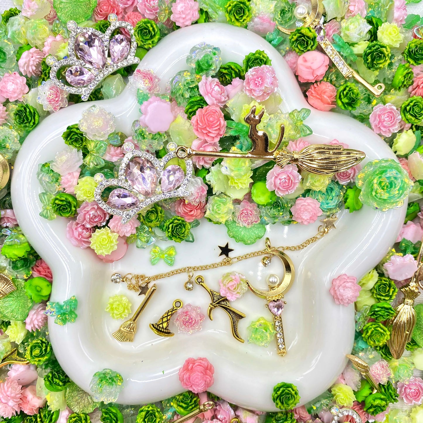 【15%OFF】Witch Nail Charm+Metal Mix-glow(Miki) - Nail-NC