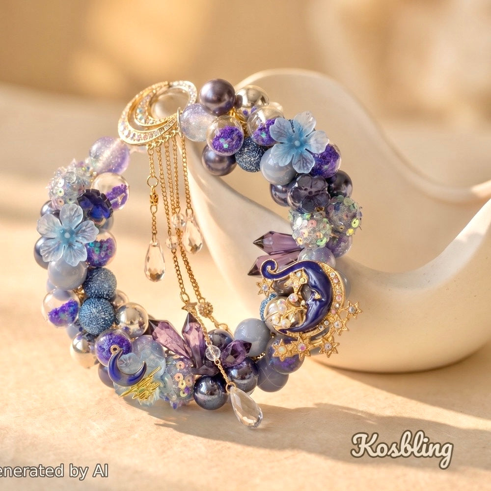 【Buy One Get One Equal Volume For Free】Galaxy Beads Mix for hanging ornament-BD