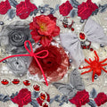 【Buy One Get Equal Volume for Free】Red & Silver Fabrics Live Mix-(miki)supermix