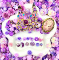 【Buy One Get One Equal Volume For Free】Lilac Luna Nail & Beads Mix-glow(miki)- NailC