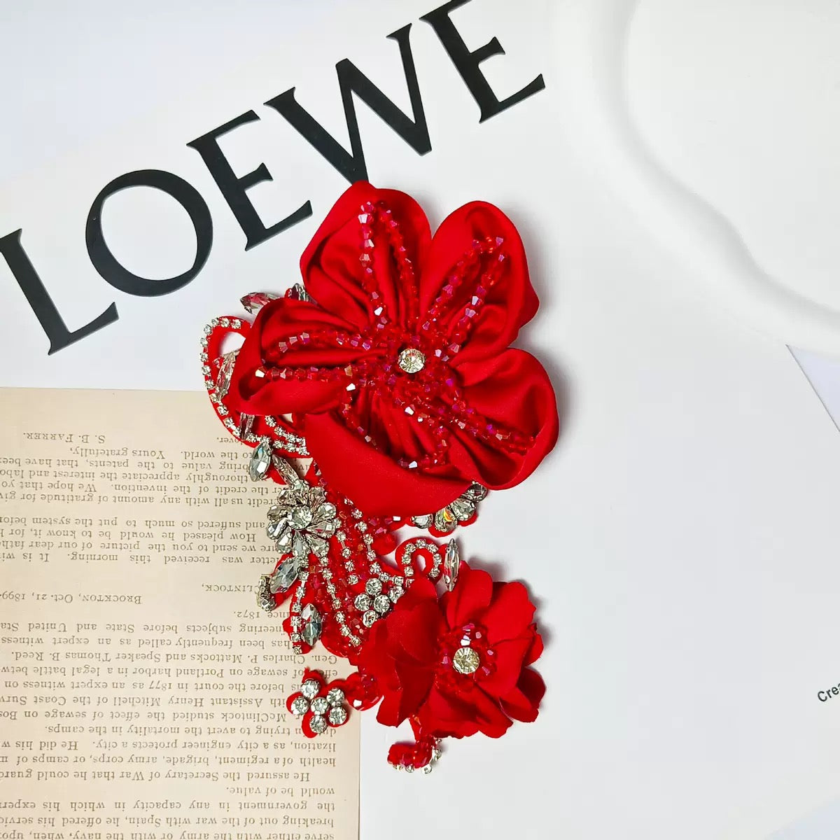 【Buy One Get One Equal Volume For Free】Red Beads Mix for hanging ornament-BD