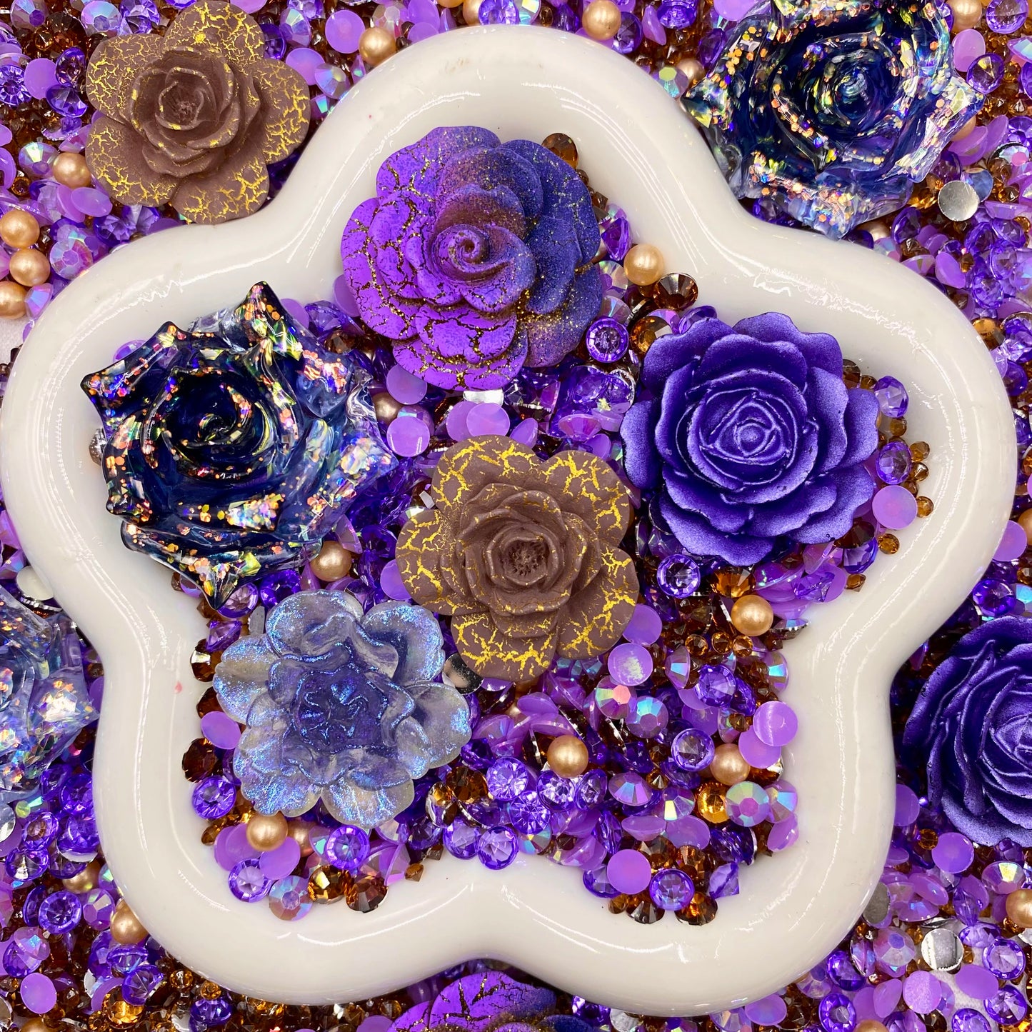 【30%OFF + Buy One Get Equal Volume for Free】Brown & Purple Rose Mix-glow(Miki)- FC1