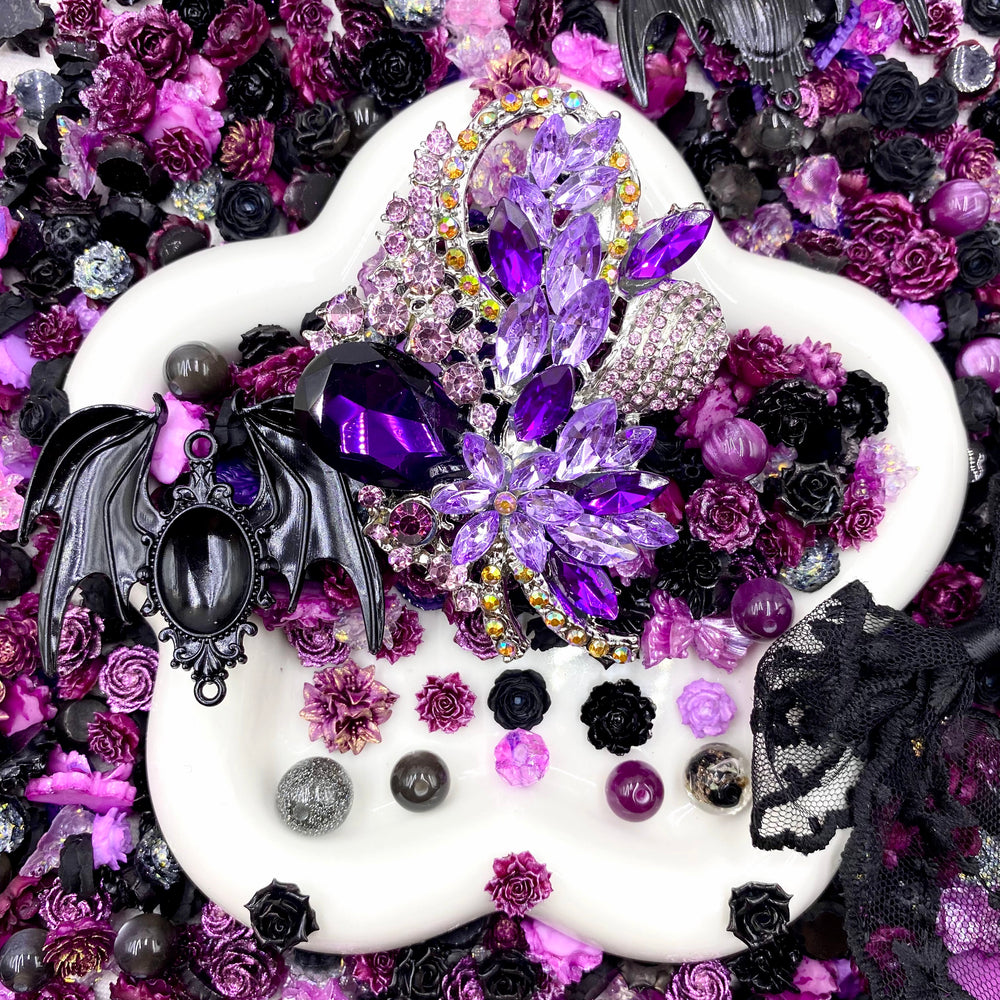 【Buy One Get One Equal Volume For Free】Plum Nail & Beads Mix-glow(miki)- NailC