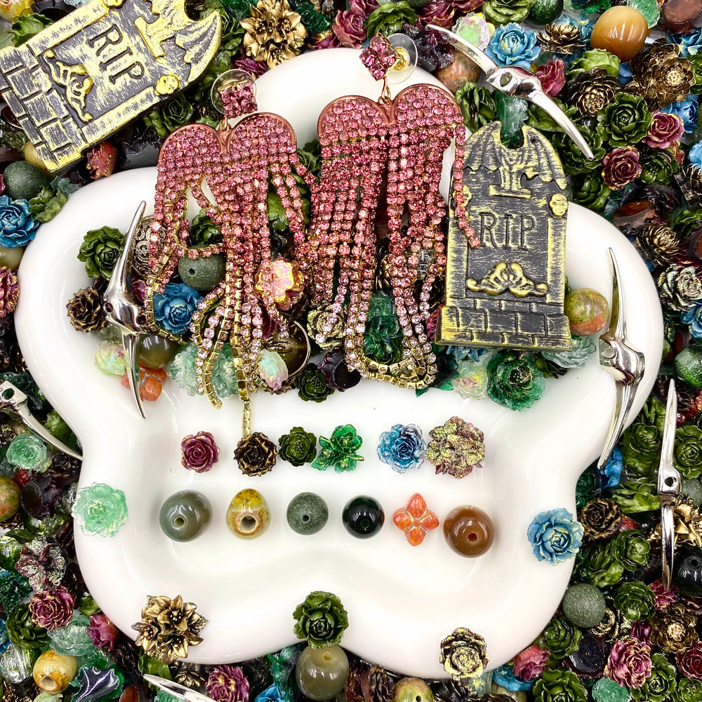 【Buy One Get One Equal Volume For Free】Spooky Nail & Beads Mix-glow(miki)- NailC