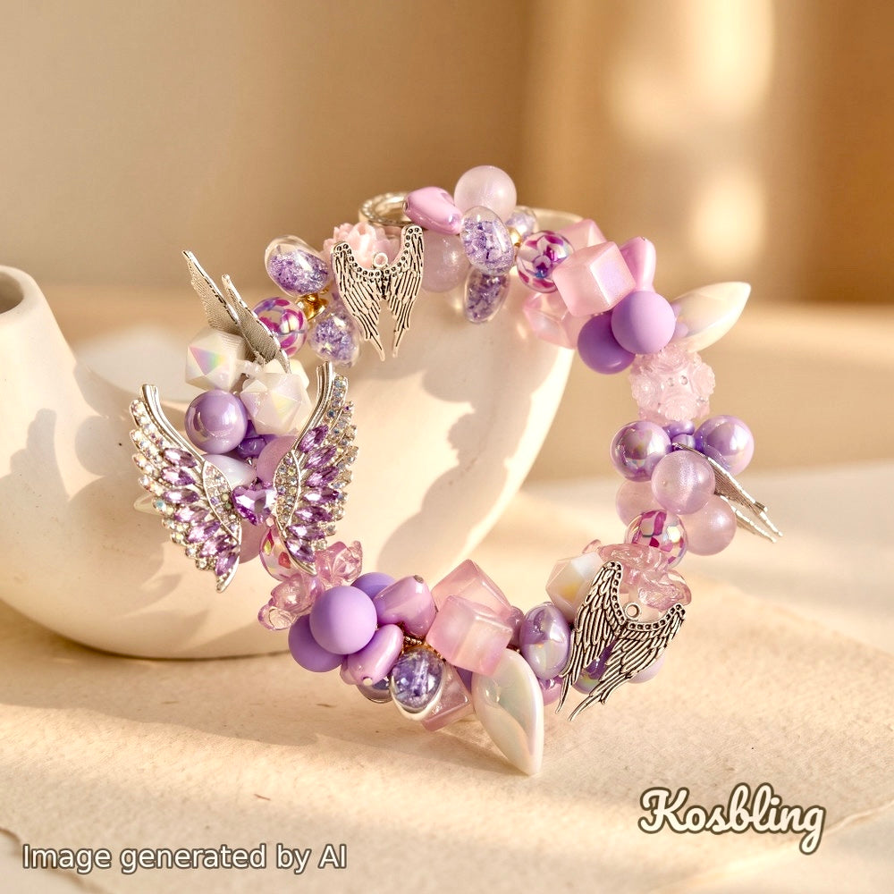 【Buy One Get One Equal Volume For Free】Wings Beads Mix for hanging ornament-BD