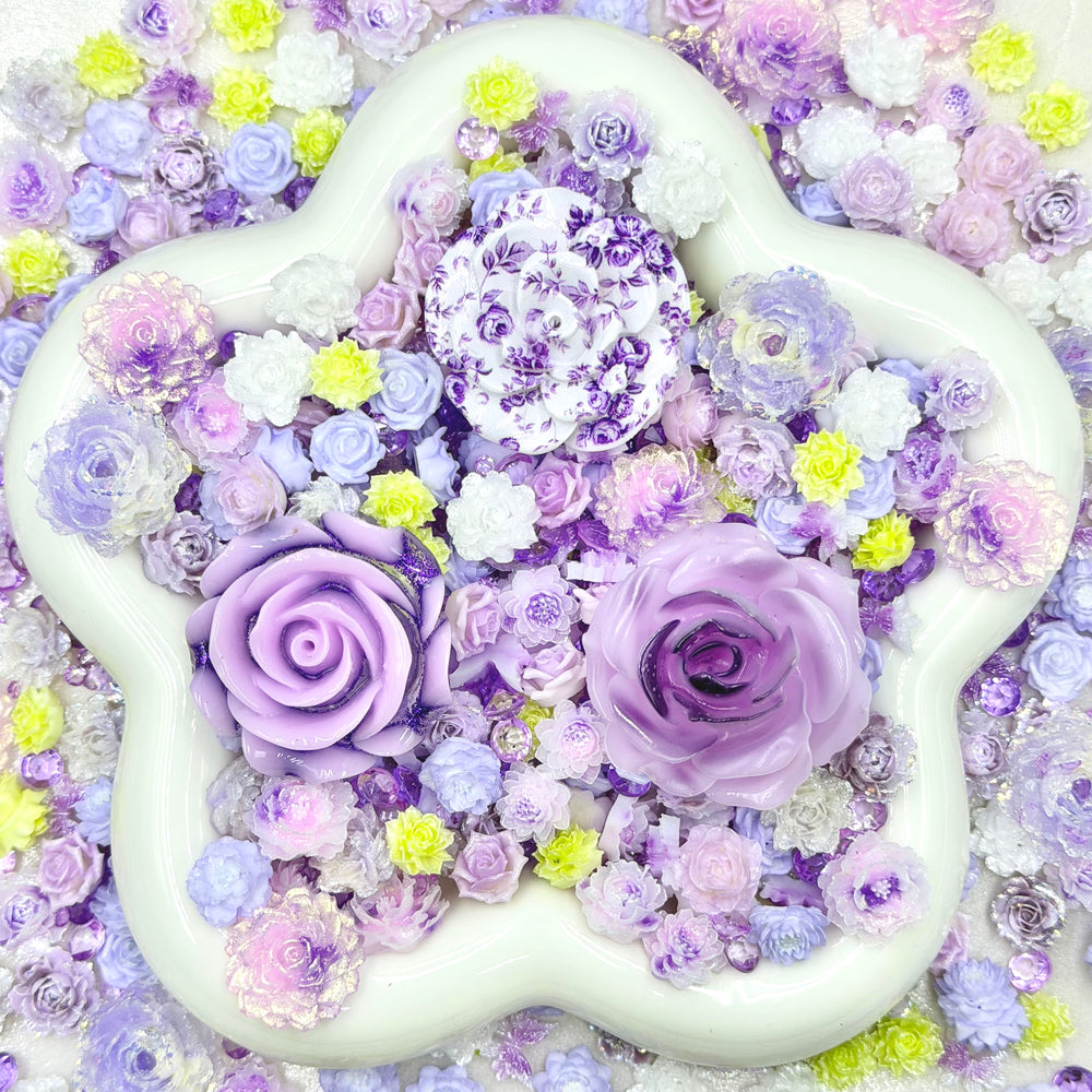 Wisteria's Rose Garden - Nail charm + Rose Mix-glow(Miki)- FC1