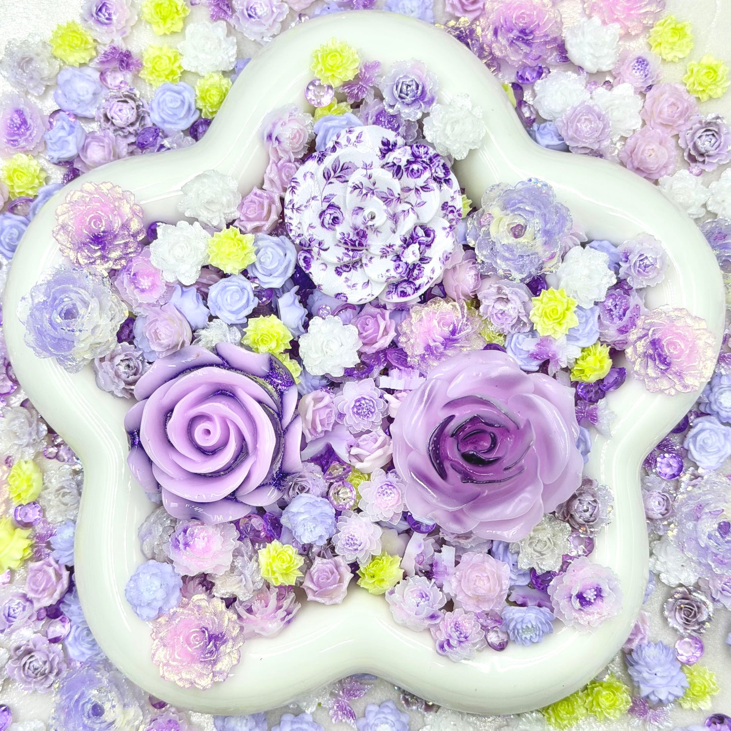 Wisteria's Rose Garden - Nail charm + Rose Mix-glow(Miki)- FC1