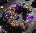 【Buy One Get One Equal Volume For Free】Caged In Amethyst - Beads Mix for hanging ornament-BD