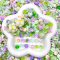 【Buy One Get One Equal Volume For Free】Ever Green Dream Nail & Beads Mix-glow(miki)- NailC
